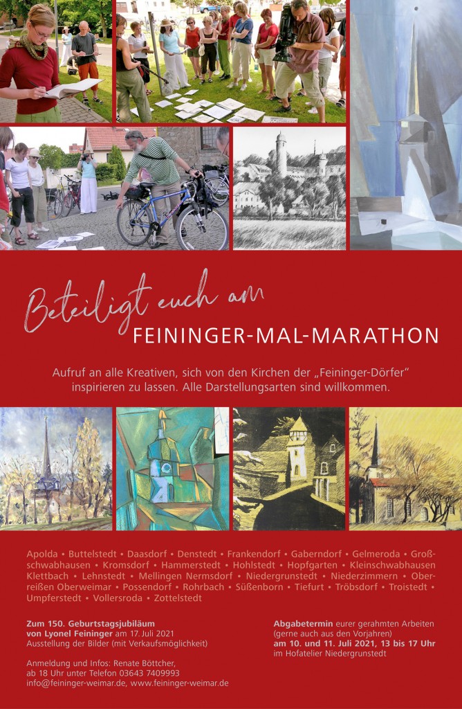 Flyer Feininger-Mal-Marathon