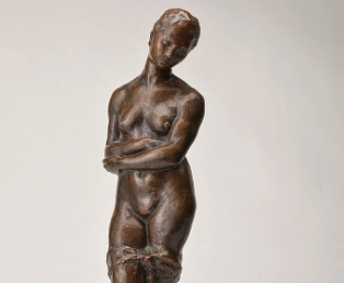 Wilhelm Lehmbruck, Kleine Sinnende (Ausschnitt)